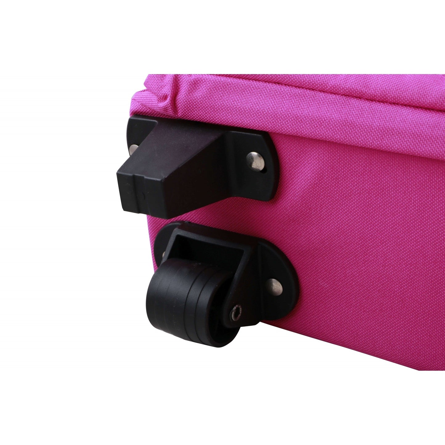 Ghiozdan tip troler Cuccioli, pentru fetite, 58x33 cm, roz/turcoaz