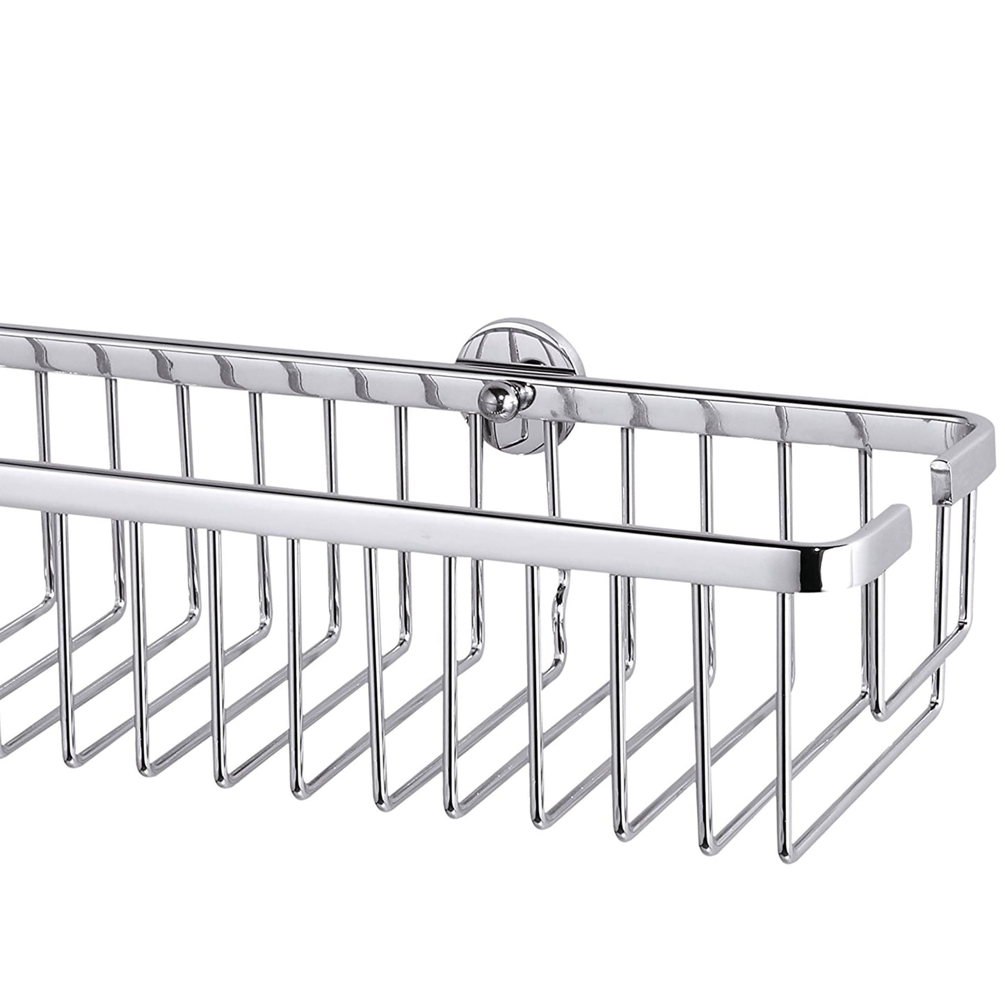 Etajera pentru baie, aluminiu cromat, TESA, 45 x 9.2 x 12.5 cm, 47173