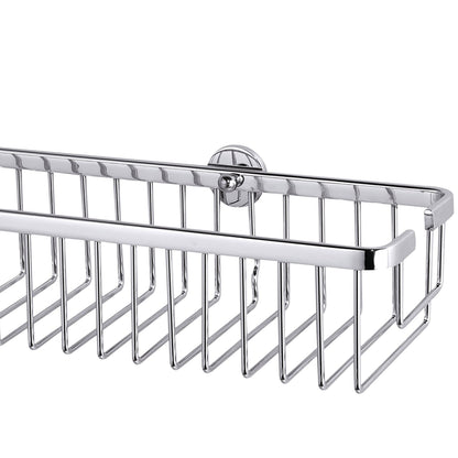 Etajera pentru baie, aluminiu cromat, TESA, 45 x 9.2 x 12.5 cm, 47173