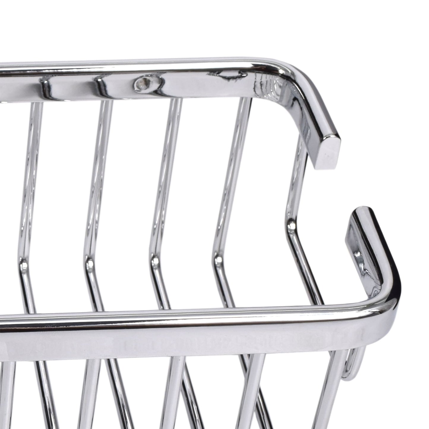 Etajera pentru baie din aluminiu cromat AIX, dreptunghi, fara kit montaj, 1 raft, 30 x 8.7 x 14.7 cm, 47210