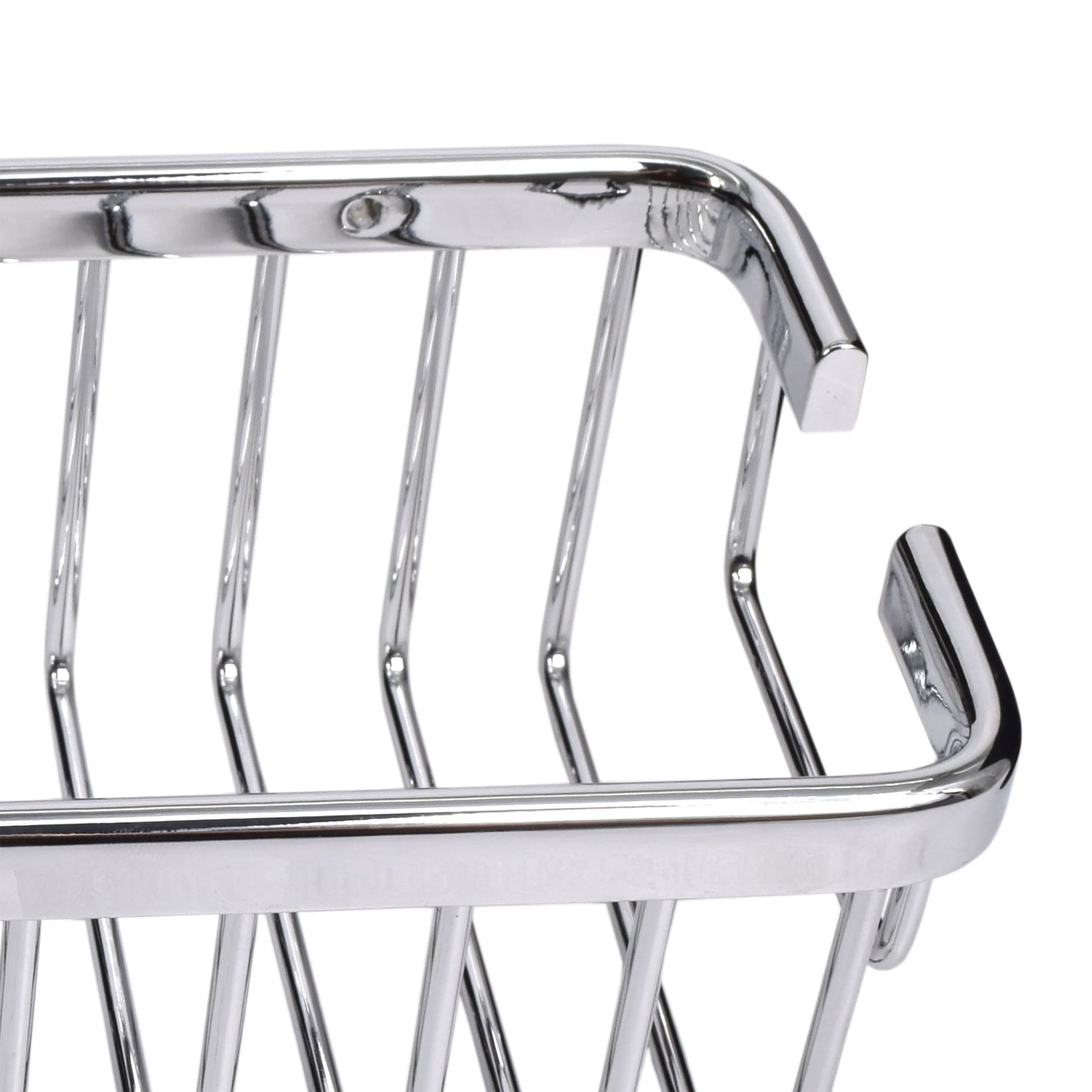 Etajera pentru baie din aluminiu cromat AIX, dreptunghi, fara kit montaj, 1 raft, 30 x 8.7 x 14.7 cm, 47210