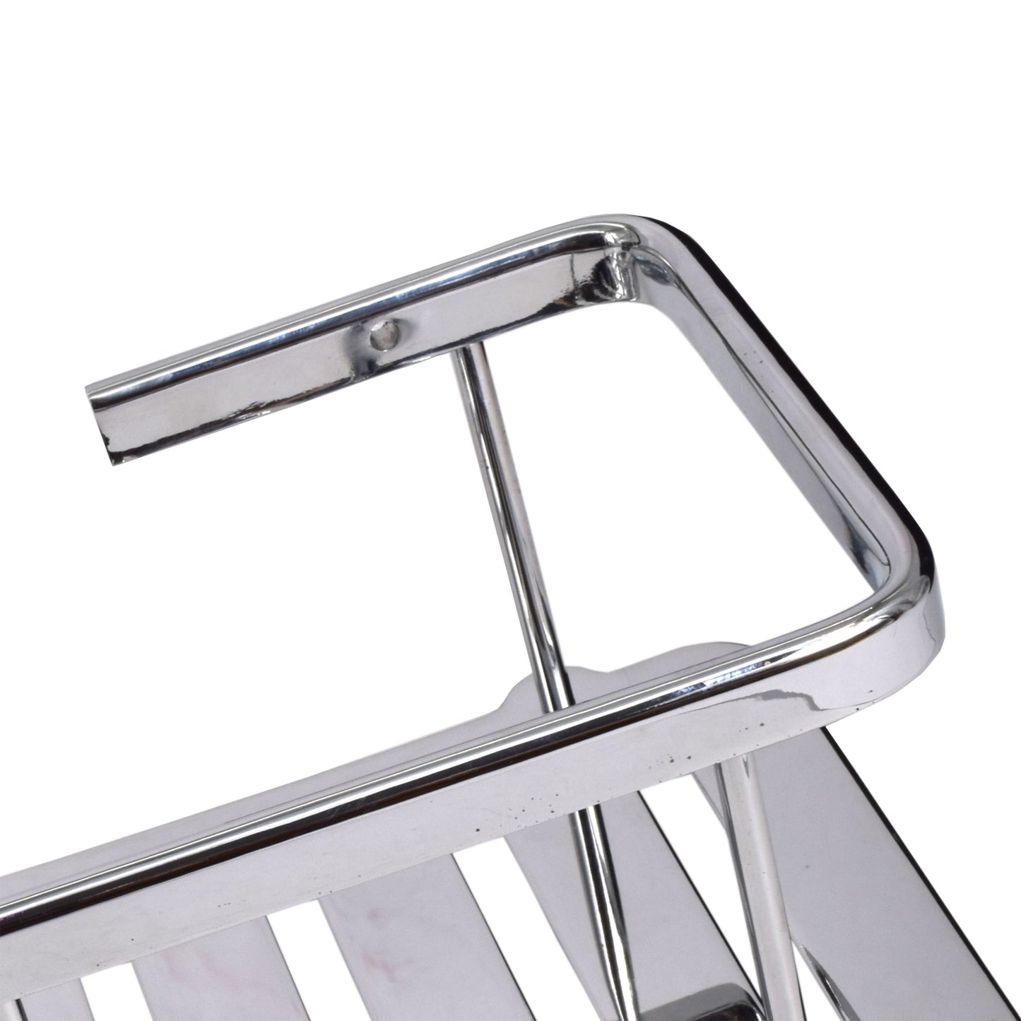 Etajera pentru baie, aluminiu cromat, GermagTrend, fara kit montaj 25 x 9.2 x 12.5 cm, 72577