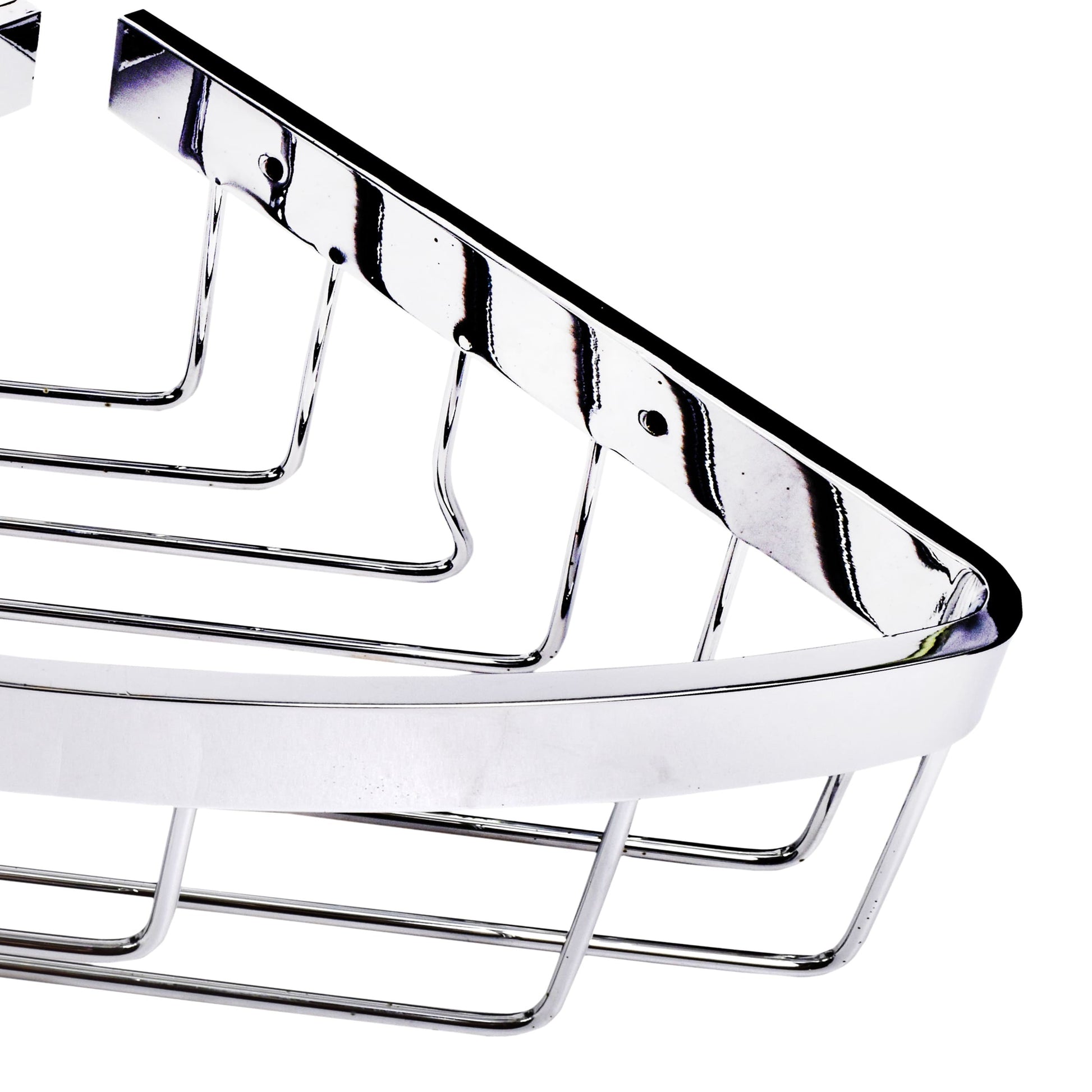 Etajera dubla pentru baie, aluminiu cromat, Tesa Aluxx, fara kit montaj 163 x 260 x 170 mm, 47166