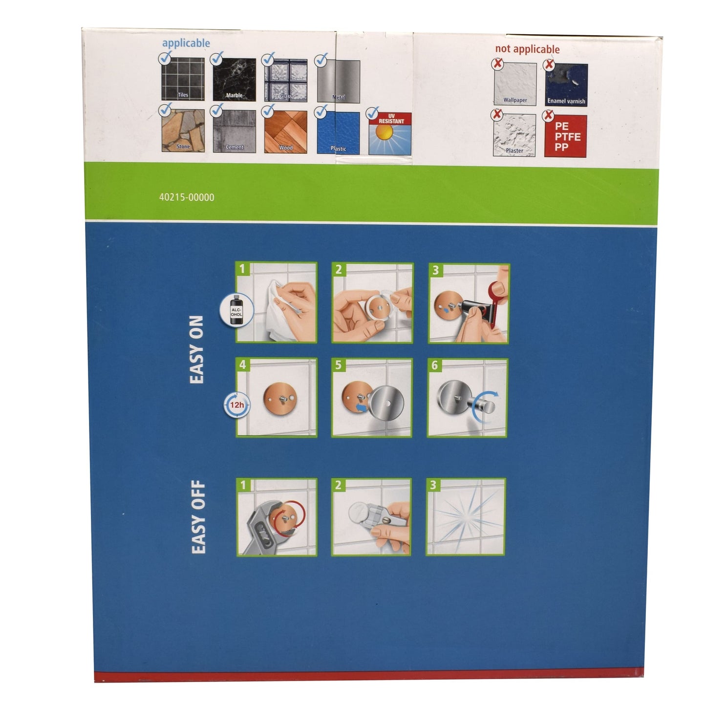 Etajera dubla pentru baie, aluminiu cromat, Tesa BAATH, fara kit montaj 203 x 275 x 205 mm, 47265