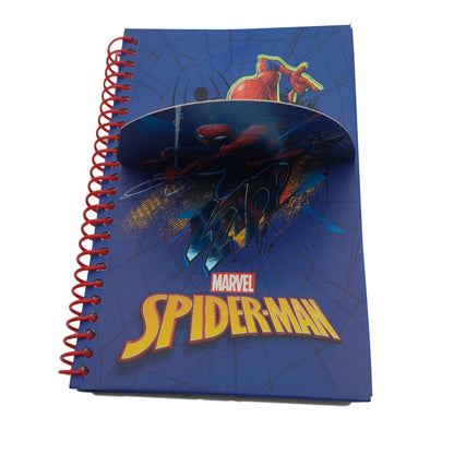 Set caiet cu pix cu 4 culori SpiderMan, 28 x 23 x 5 cm, 59443
