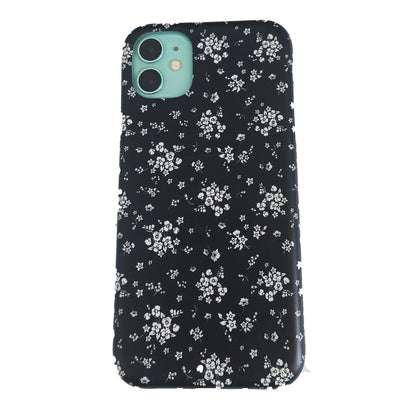 Husa iPhone XR/11, Pimkie, design flori, negru, 17832