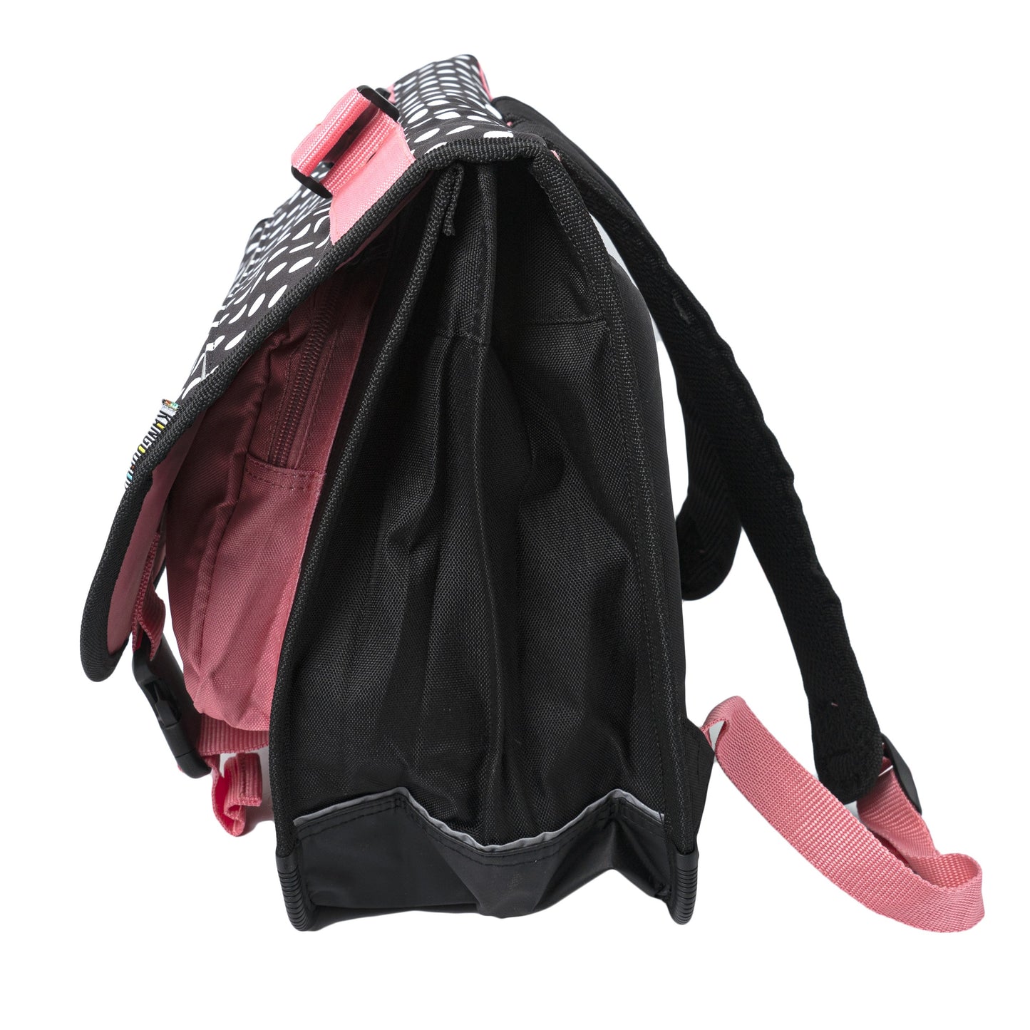 Ghiozdan Kangourou, Buline, rucsac pentru copii, scoala, barete ajustabile refectorizante, 41 x 36 x 15 cm, roz, 4358