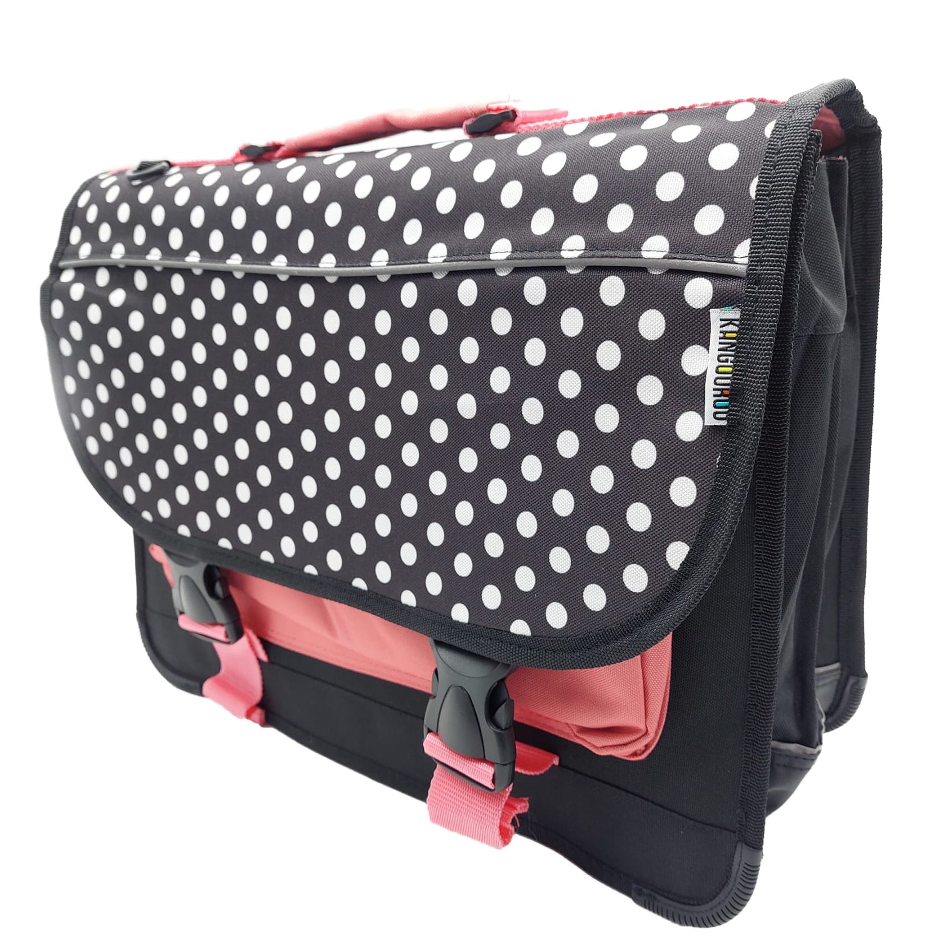 Ghiozdan Kangourou, Buline, rucsac pentru copii, scoala, barete ajustabile refectorizante, 41 x 36 x 15 cm, roz, 4358