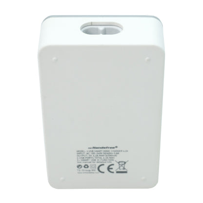 Incarcator USB cu 4 Porturi Quick Charge, maxim 6.2A,cu Multiple Protectii, Alb