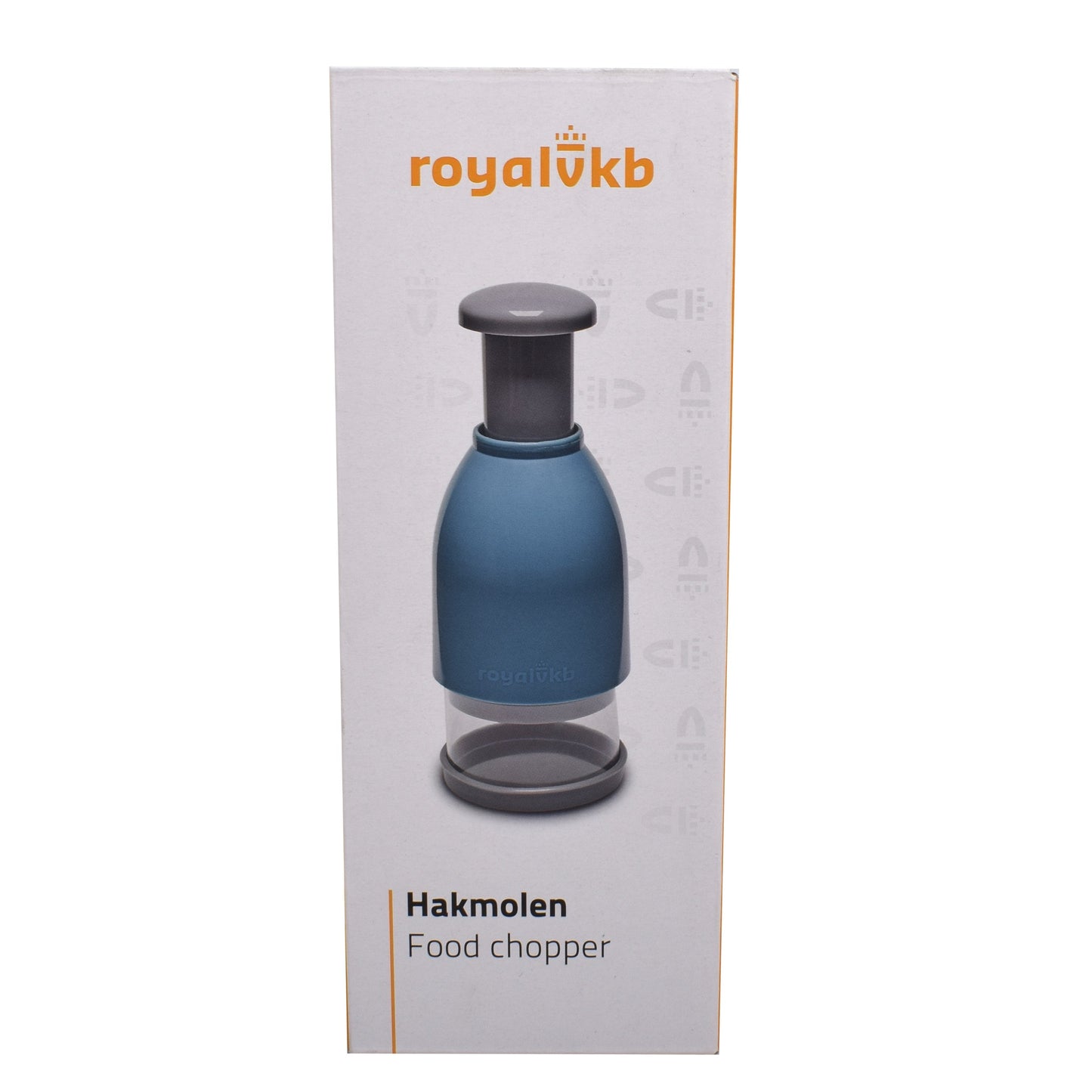 Tocator manual pentru legume, rotativ, RoyalVKB, albastru, 33469