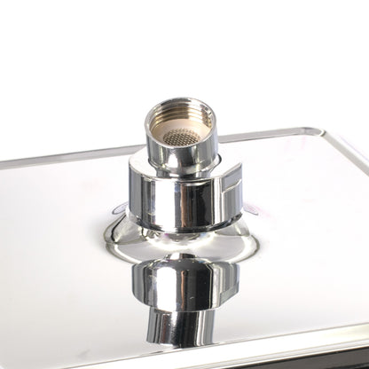 Set 2 Capete De Dus Ploaie, Bath & Shower, Plastic, Argintiu 807427