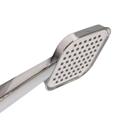 Set 2 Capete De Dus Ploaie, Bath & Shower, Plastic, Argintiu 807427