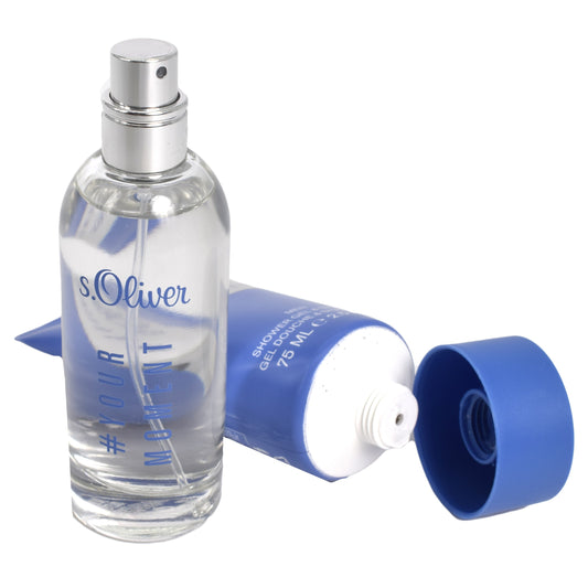 Set cadou pentru barbati, S.Oliver yourmoment, (apa de toaleta 30ml + gel de dus 75ml), 805520