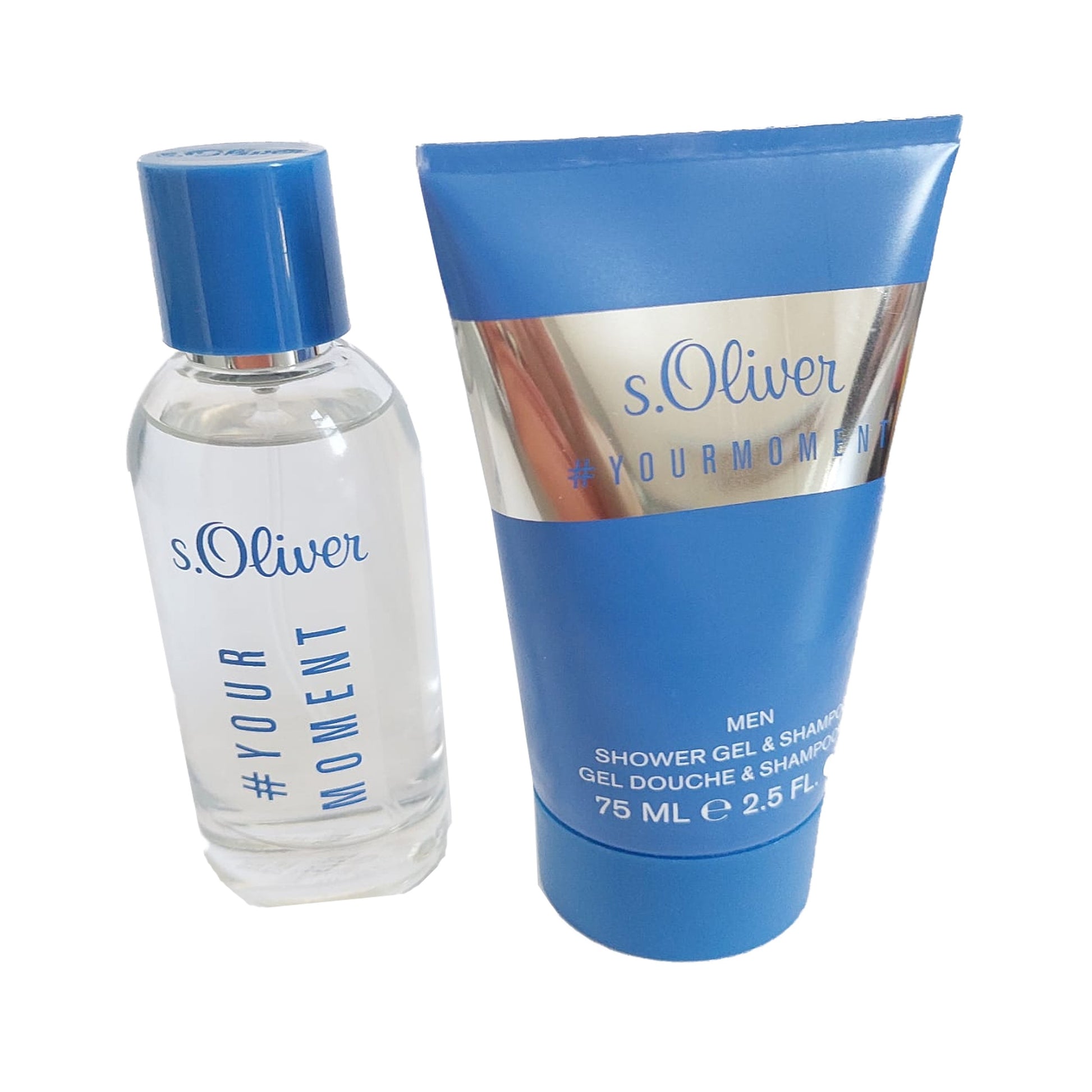 Set cadou pentru barbati, S.Oliver yourmoment, (apa de toaleta 30ml + gel de dus 75ml), 805520