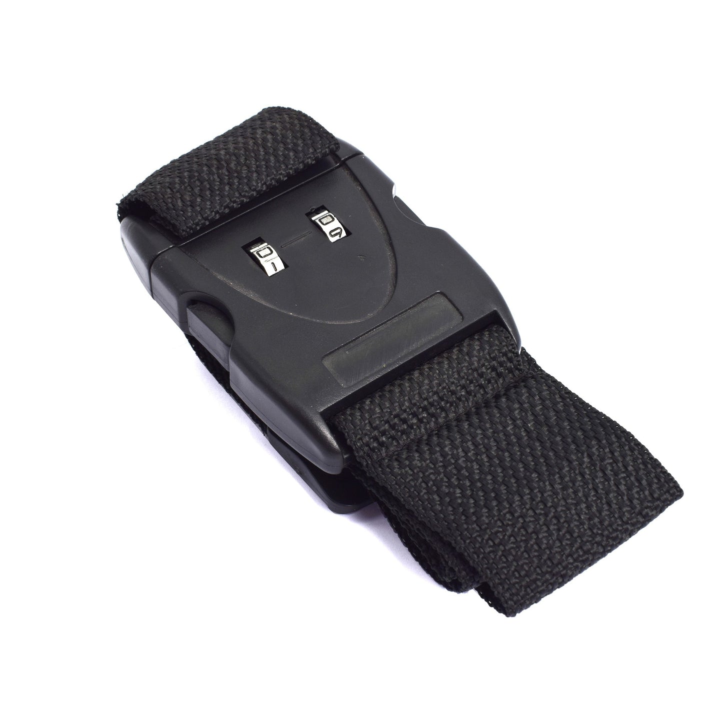 Curea antifurt pentru valiza, cu cifru, Benson, negru, 33631