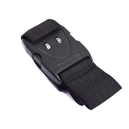 Curea antifurt pentru valiza, cu cifru, Benson, negru, 33631