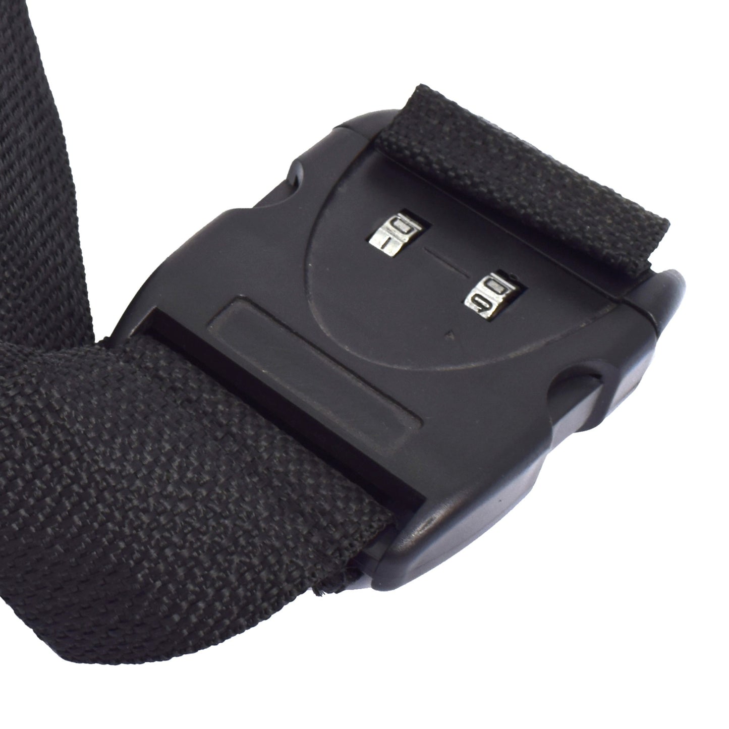 Curea antifurt pentru valiza, cu cifru, Benson, negru, 33631