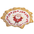 Set 3 farfurii decorative de craciun, pentru fructe si gustar, diametru 30 cm, 807759