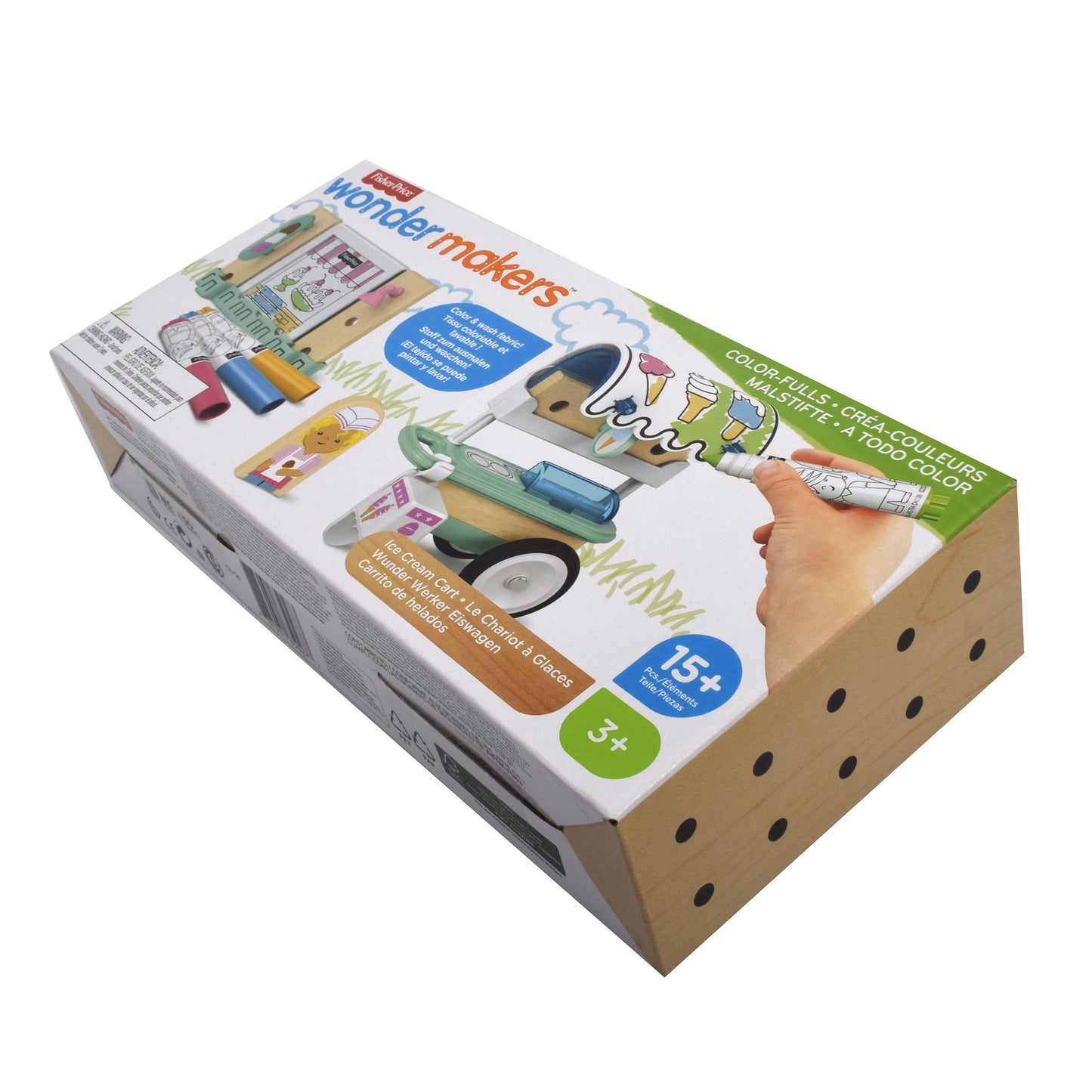 Set creare stand de inghetata, cu piese care se pot recolora, pentru prescolari, 806081