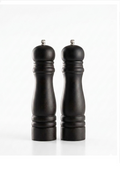 Set 2 rasnite pentru sare si piper Conzept, 20 cm, design ergonomic, negru mat