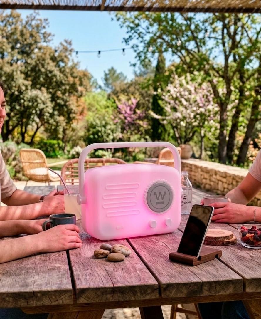 Boxa portabila cu leduri si bluetooth, 10 W, WOSP 2105