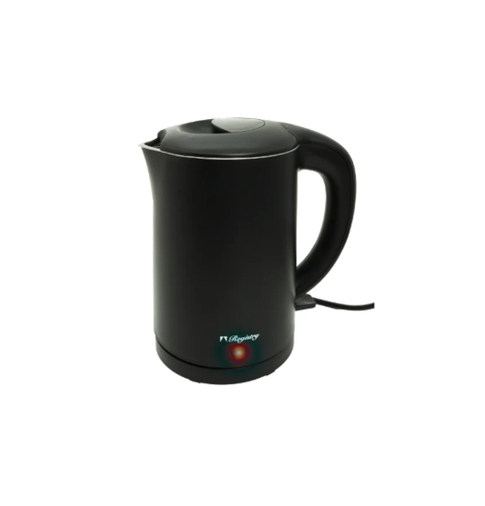 Fierbator electric de apa 0.8L, inox, lucios, Registry, negru