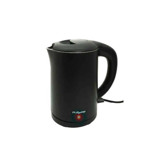 Fierbator electric de apa 0.8L, inox, lucios, Registry, negru
