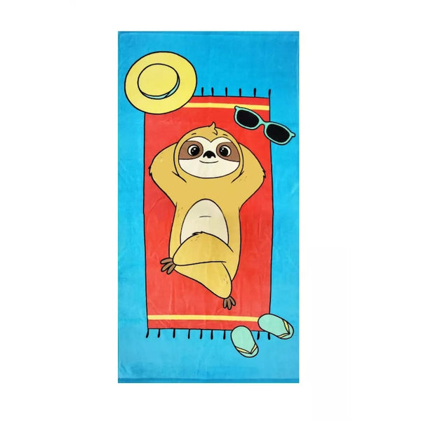 Prosop plaja, 70x140cm, bumbac, multicolor, model lenes in vacanta, 77425