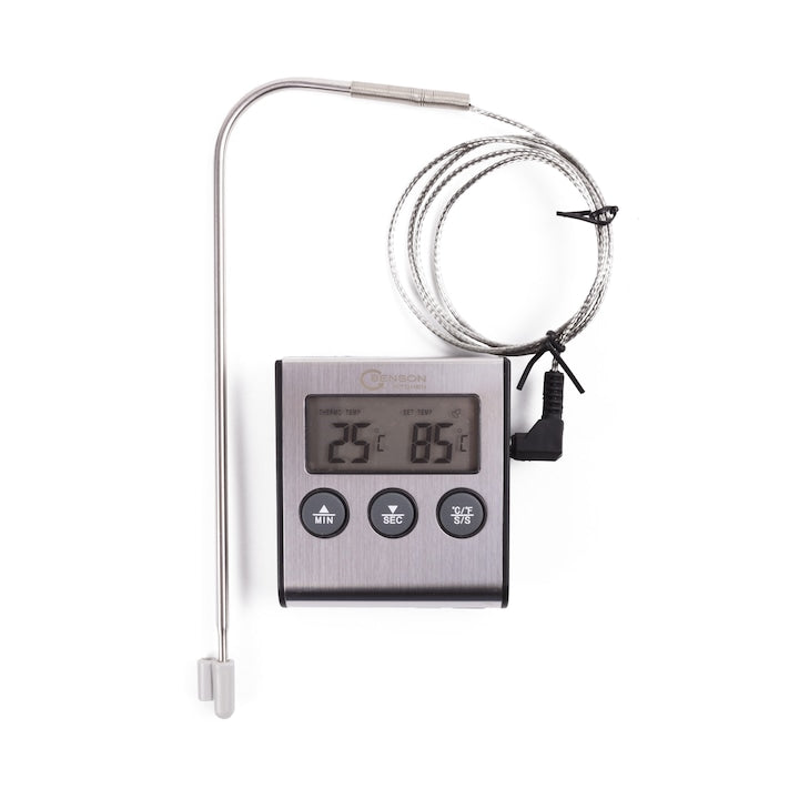 Termometru profesional cu timer si alarma, Benson, digital, magnetic, cablu 100 cm rezistent la caldura