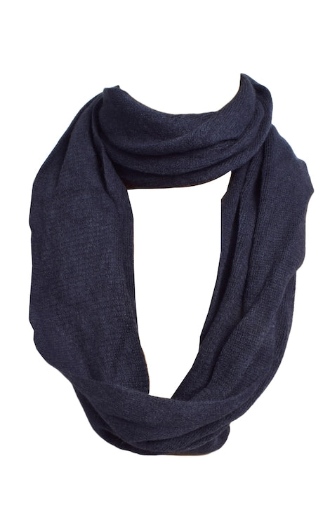 Esarfa circulara, Celio, VILIGHTS, 138 cm, Albastru inchis