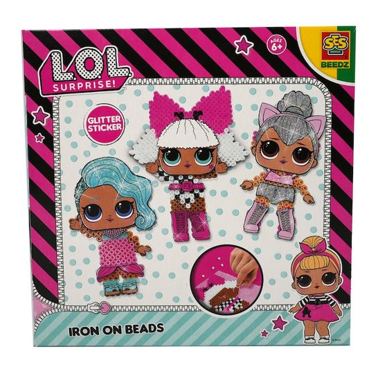 Set broderie joc, cu personajele LOL, cu stickere si placa de suport, 1400 piese, 41981