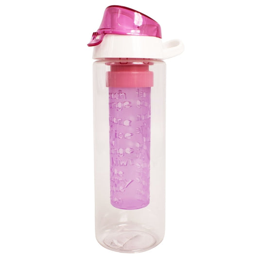 Sticla cu infuzor, Remalux, roz, 800 ml, 05826