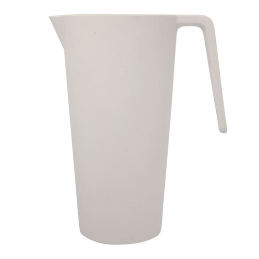 Carafa din plastic antispart, 1.5 L, 18 cm, maner si gura de turnare, culoare alba, 54803WH