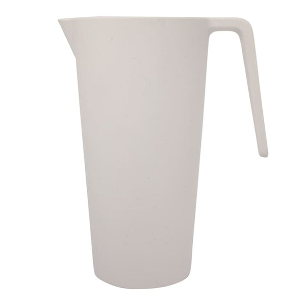 Carafa din plastic antispart, 1.5 L, 18 cm, maner si gura de turnare, culoare alba, 54803WH