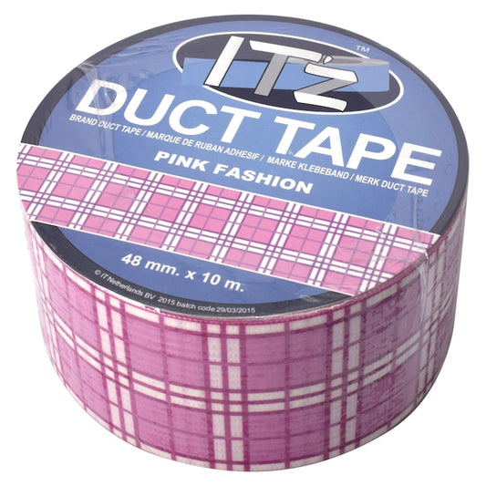 Banda adeziva, Roz Fashion, 10 m x 4.8 cm, 02049