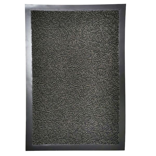 Covoras Usa cu margini de cauciuc, 58 x 78 cm, gri, GermagTrend, 8374Gy