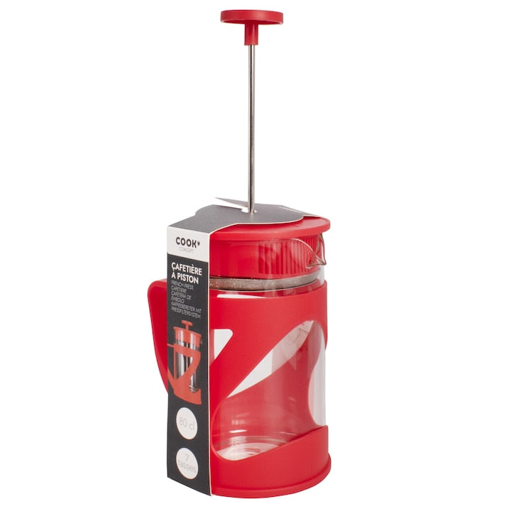 Infuzor cafea si ceai Cook, plastic, 800 ml, Rosu