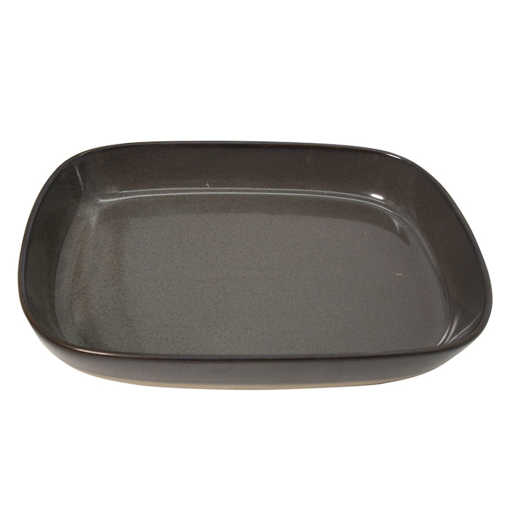Platou servire, din portelan, 25.5 x 18.5 x 4 cm, Gusta, 40374
