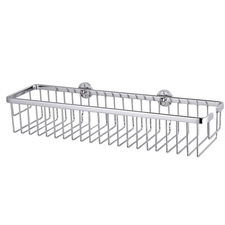 Etajera pentru baie, aluminiu cromat, TESA, 45 x 9.2 x 12.5 cm, 47173