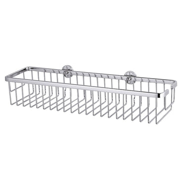 Etajera pentru baie, aluminiu cromat, TESA, 45 x 9.2 x 12.5 cm, 47173