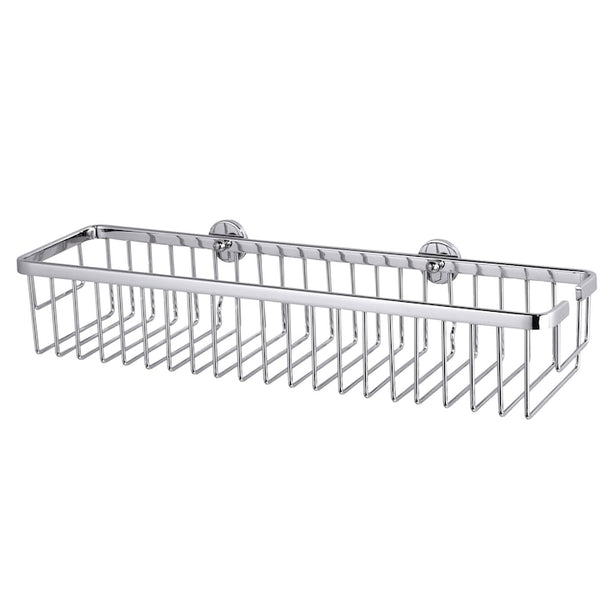 Etajera pentru baie, aluminiu cromat, TESA, 45 x 9.2 x 12.5 cm, 47173