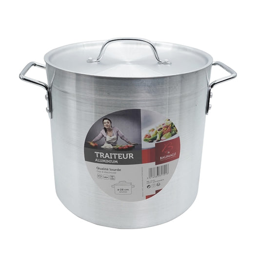 Oala cu capac profesionala, 14l, Baumalu, 17018