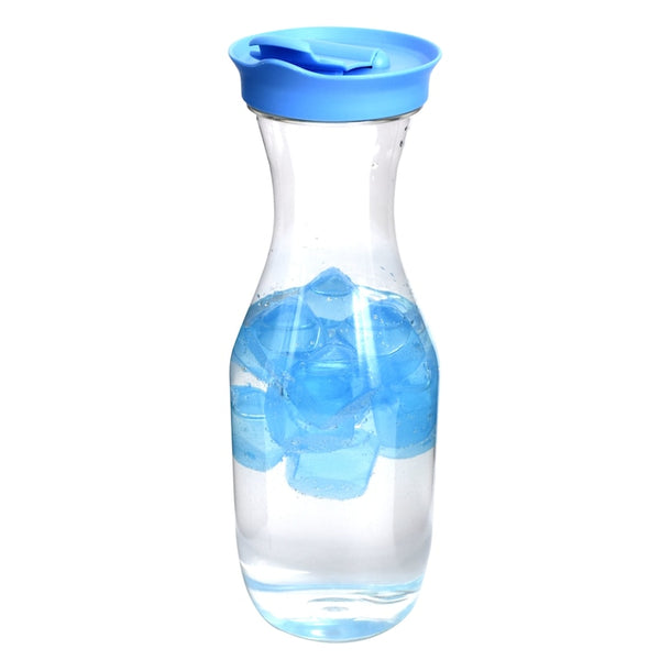 Carafa din plastic, Lowenthal, Accesoriu cuburi gheata, 1L, albastru
