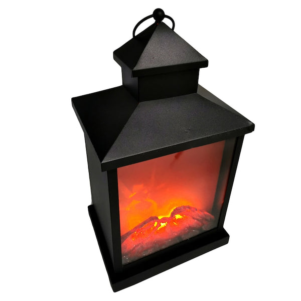 Lanterna led tip semineu, grundig, obiect decorativ, 20x16x36 cm