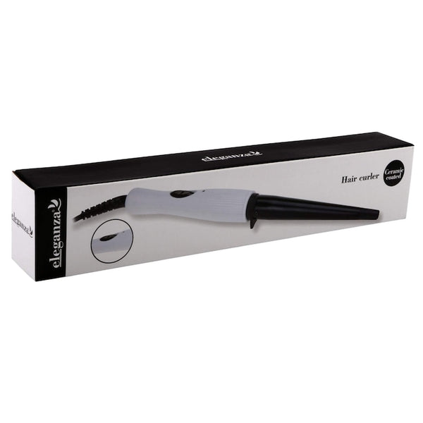 Ondulator de par ceramic CB7-000040 Eleganza, 200 °C, 30 W, Alb/Negru