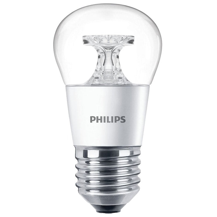Bec LED Philips, E27, 4W (25W), 250 lm, lumina calda, clar