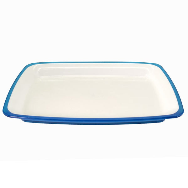 Platou plastic pentru servire, Adamo, albastru, 44464