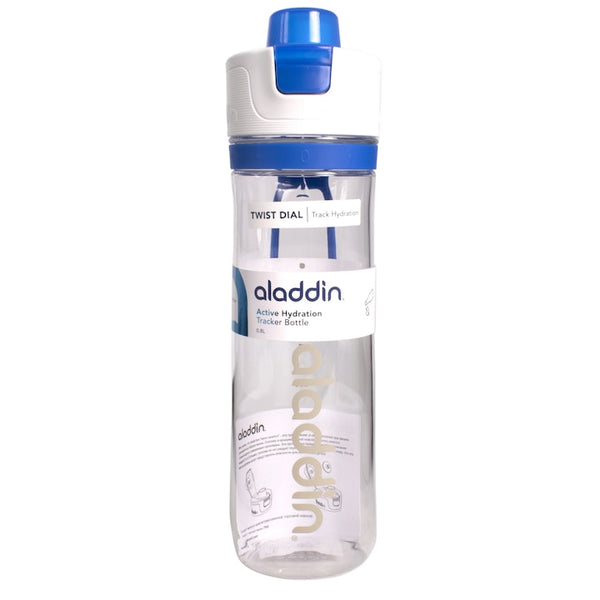 Sticla de apa sport, gradata, cu capac, 800 ml, albastru, 12988