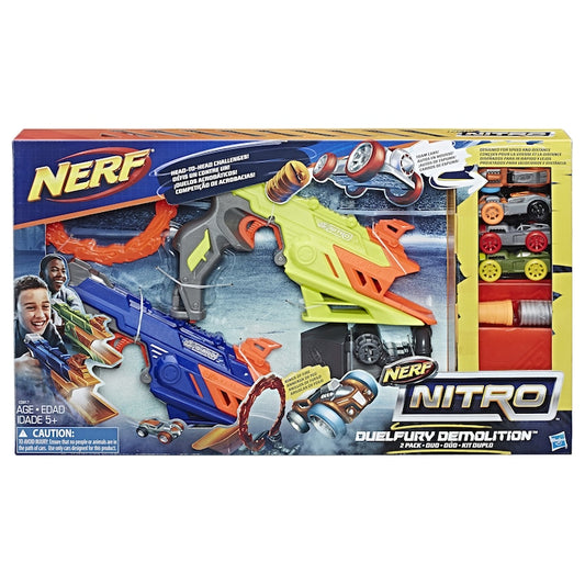 Set 2 lansatoare Nerf Nitro, Duelfury