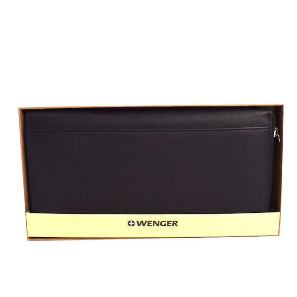 Portofel Wenger din piele nappa, negru